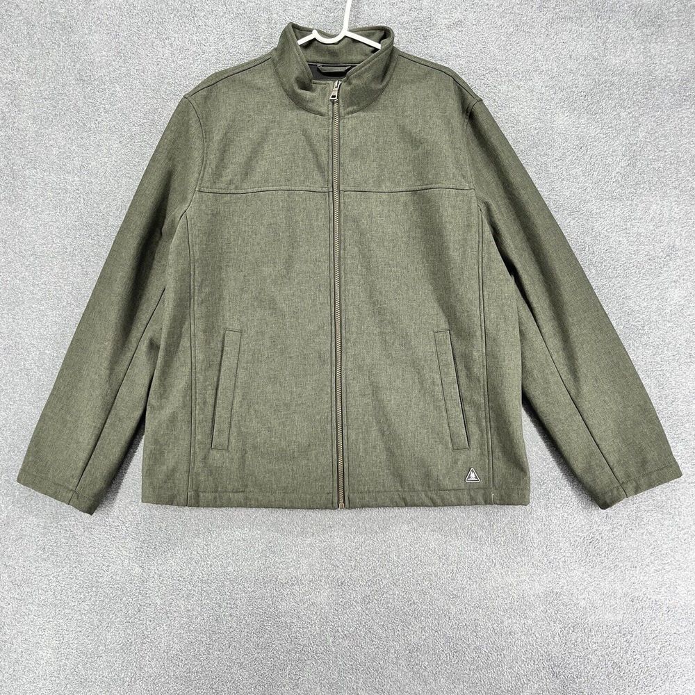 GH Bass & Co Jacket‎ Men's XL Dark Green Polyester winter fleece lining Coat